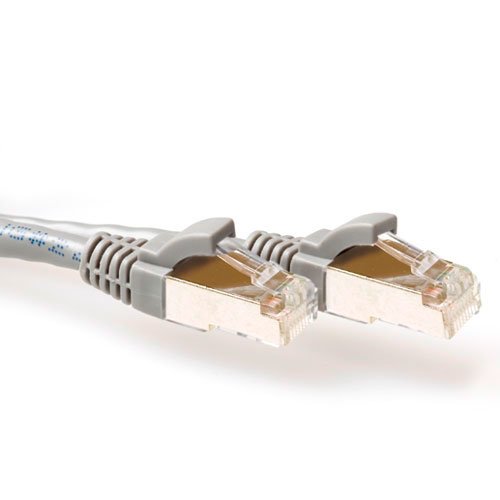 Grey 25 Meter SFTP CAT.6A Patch Cable Snagless With RJ45 Connectors
