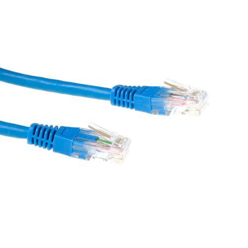 Blue 3 Meter Lszh U UTP CAT.6 Patch Cable With RJ45 Connectors