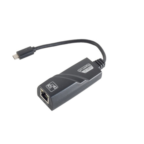 S-impuls USB-C LAN Adapter, RJ-45, Gigabit, Black — image 1