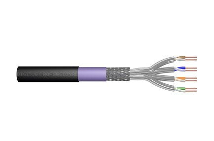 Digitus Professional Network Cable Black 500M CAT.7 Sf/UTP (s-FTP) DK-1741-VH-5-OD