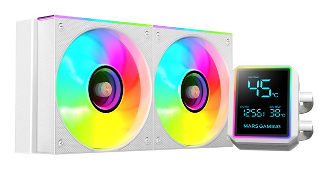 Mars Gaming Refrigeracion Liquida CPU Frgb Ml-lcd Pro 240 White MLLCDPRO240W