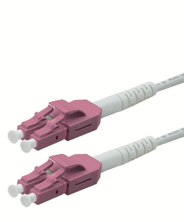 Roline Lwl Cable Duplex 50 125M OM4, Lc Lc, Uniboot, Violet 3M