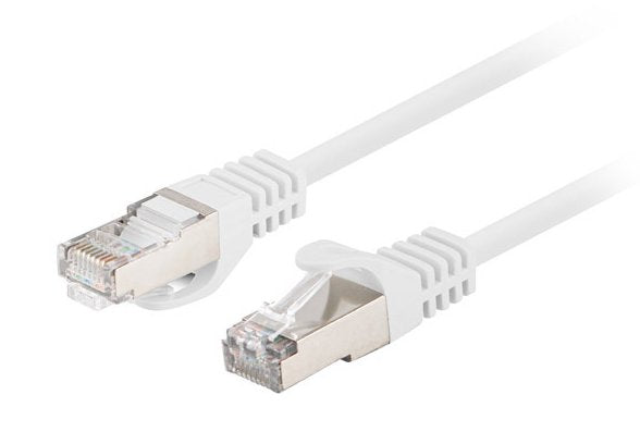 Lanberg Network Cable CAT.6 FTP 0.5M White 10-PACK