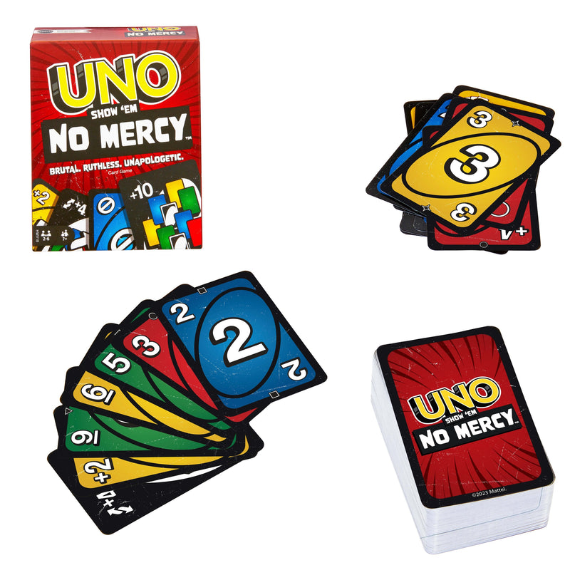 Mattel Uno Show 'em No Mercy, Set de Cartas HWV18