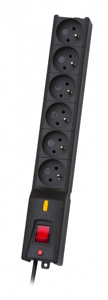 Lestar 1966004697 Base Múltiple 5M 230 Salidas AC Indoor Black