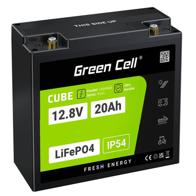 Green Cell LFPGC12V20AH Battery Sistema UPS Fosfato Hierro-litio (LIFEPO4) 12,8V 20AH — image 1