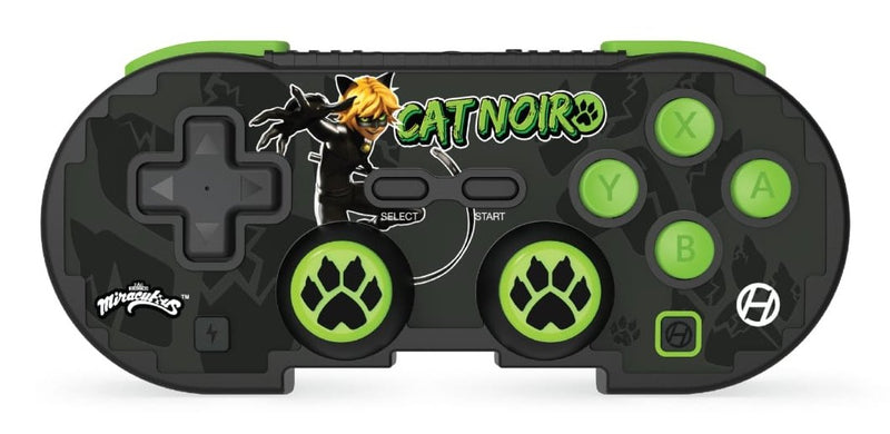 Hyperkin M01328-MTCN Controller And Wheel Black Green Bluetooth Gamepad Android, Mac, Nintendo Switch, Nintend