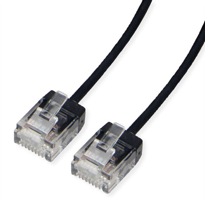 Roline UTP Datacenter Network Cable CAT.6A (class Ea), Lsoh, Slim, Extra Kurzer Plug Black 5M — image 1