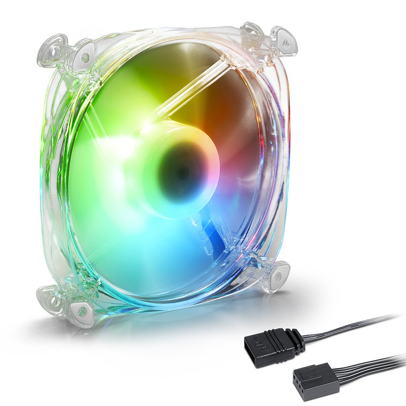 Sharkoon Fan Shark Disc 120X120X 25,5MM PWM RGB