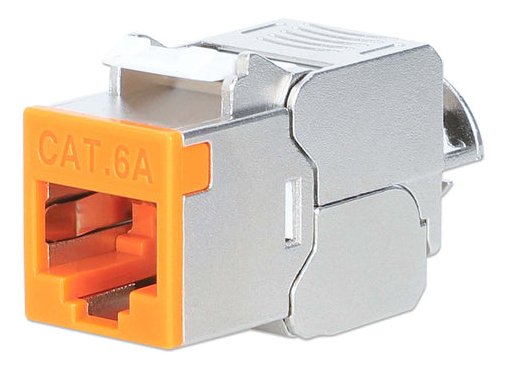 Intellinet CAT.6A 10G STP Keystone-módulo Orange