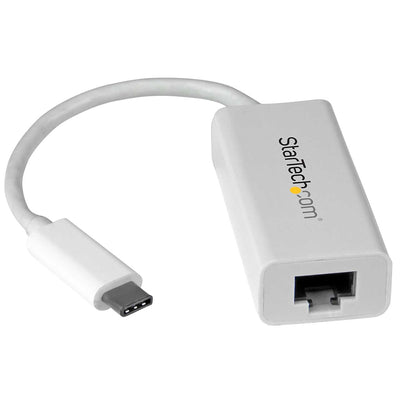 StarTech.com Adapter Network Gigabit USB-C USB 3.1 Gen 1 (5Gbps) White Adapter Network USB-C Gigabit Ethernet  — image 1