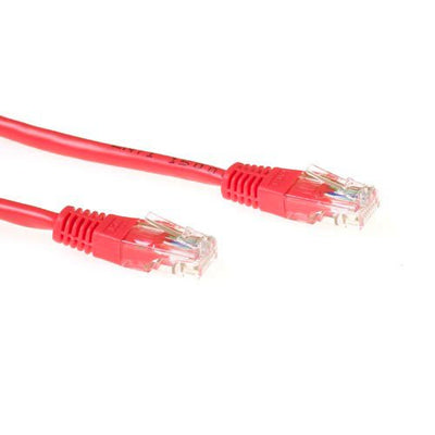Red 3 Meter U UTP CAT.6 Patch Cable With RJ45 Connectors — image 1