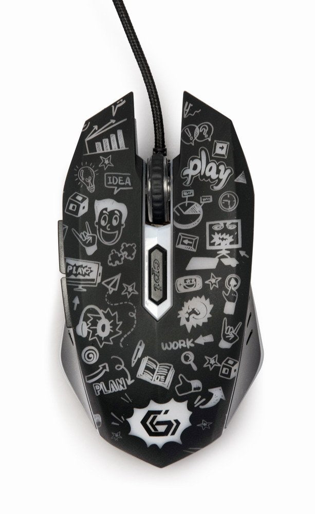 Mouse Óptico LED 6 Buttons 1200-3600 Dpi, Grafity