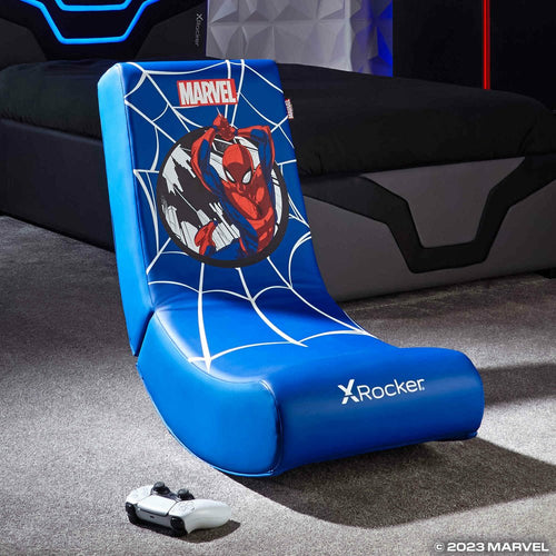 X Rocker 2021178 Chair Videojuegos Chair Gaming Asiento Acolchado Tapizado Black Blue Red White — image 1