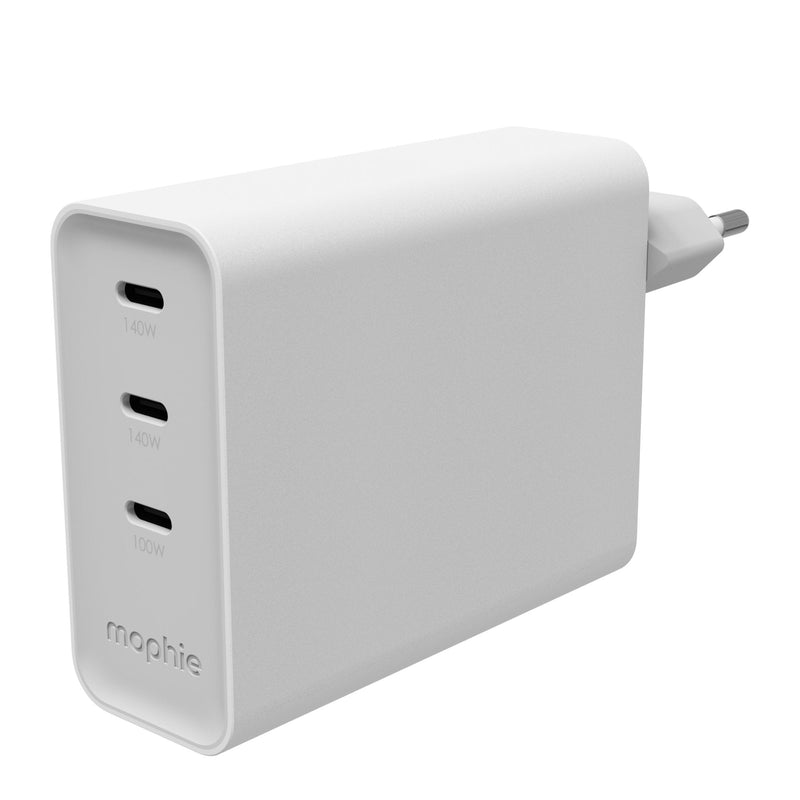 Zagg Mophie Power Supply GaN 140W 3X Usbc 2026 White