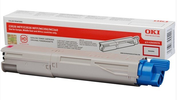 Oki Genuine Toner 43459370 Magenta - 43459370 PAG-2500