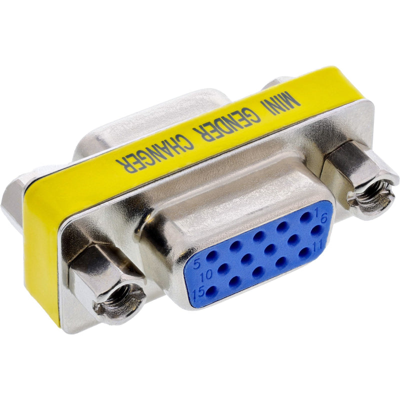 Inline Adapter DB15 HD VGA/S-VGA Female a Female
