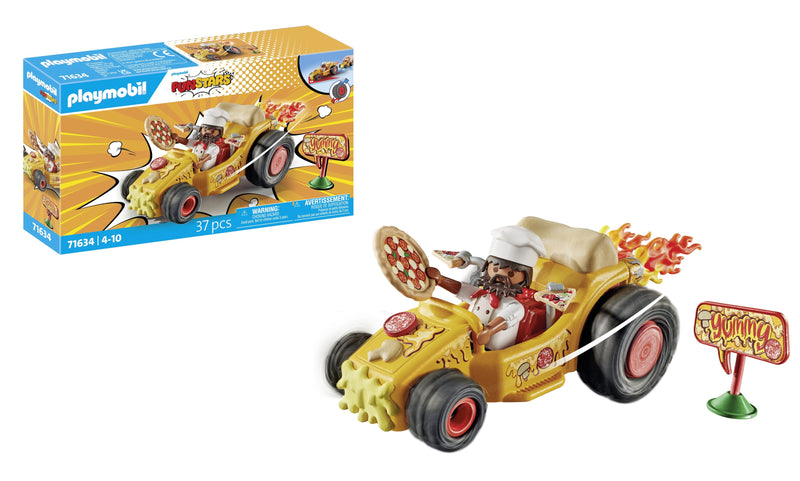 Playmobil 71634 Funstars Racing Pizza, Juguete Construcción 71634