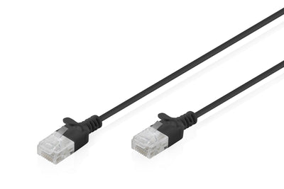CAT.6 U-UTP Slim Network Cable, 5M, Black — image 1