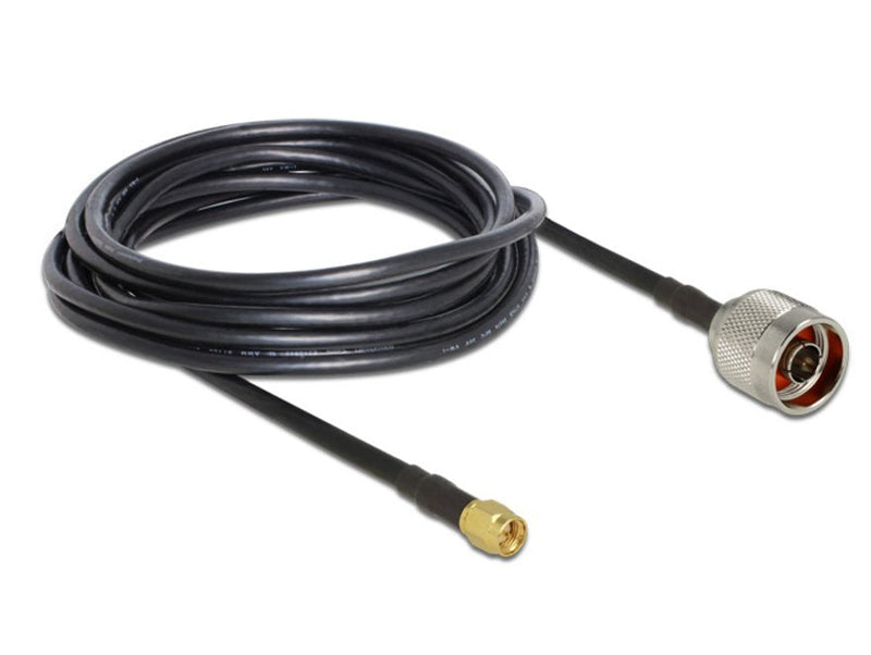Delock Cable Antenna N Male Sma Male RG-58 C/U 5M