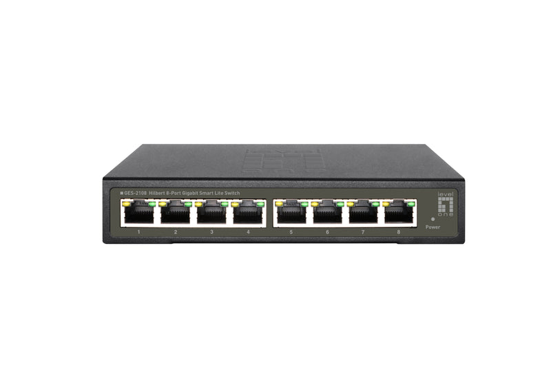 Level One Switch GES-2108 8 Port Gigabit Smart Lite Ge GES-2108 10/100/1000