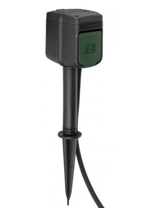 Brennenstuhl Wi-Fi Outdoor Socket 2-WAY IP44 With Ground Spike