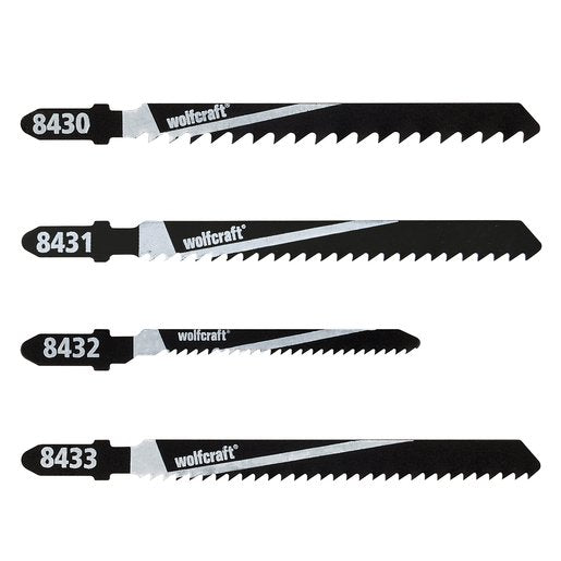 Wolfcraft Set Of 10 Hojas Saw Calar, Vástago T 8430000