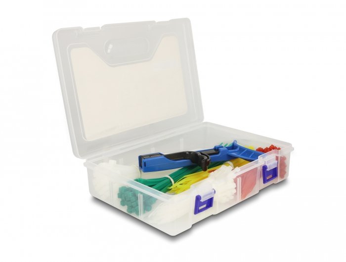 Delock Brida Cables Box Surtida With Spannwerkzeug 350-PIEZAS Colours