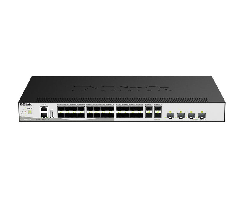 D-link Dxs 3130-32S Conmutador L3 Gestionado 28 X 1/10GBASE-X Sfp + 4 X 10 Gigabit / 25 Gigabit SFP28 Montable