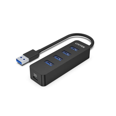 Unitek Hub USB-A 4x USB-A 3.1, Activo, 10W, H1117A — image 1