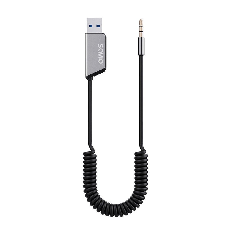 Savio TR-16 Transmisor Fm 2400 - 2483,5MHZ Bluetooth Black Silver