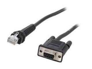 Zebra CBA-RF5-S07ZAR Cable Serie Black 0,82296M dB-9 RJ-45