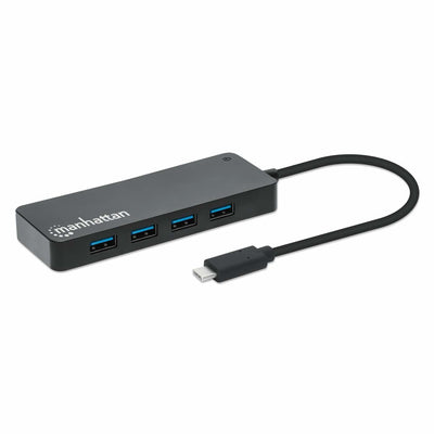 Manhattan 7-PORT USB Hub C-mecker A-hchse 5GBIT/S Schwar — image 1