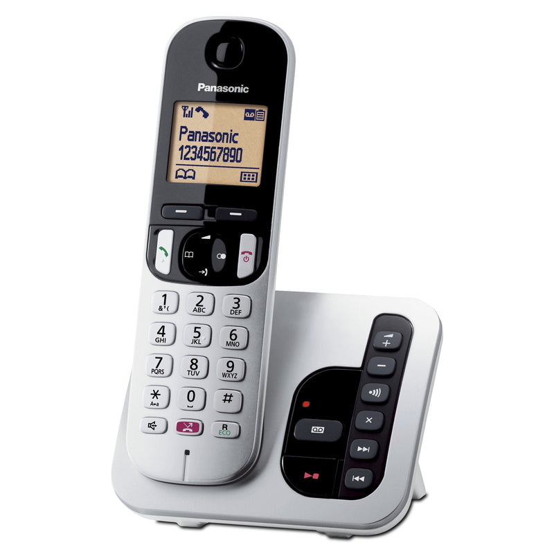 Panasonic KX-TGC260JTS Phone Dect Identificador Llamadas Black Silver