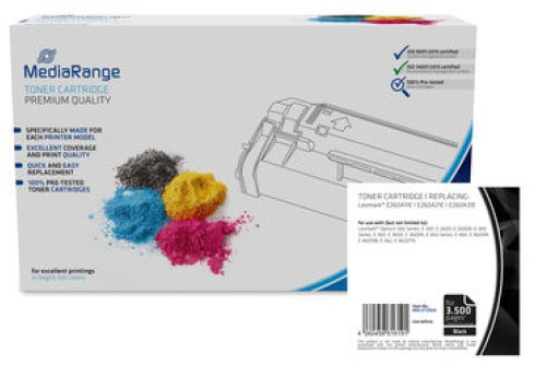 Mediarange Toner Lexmark E260A11E E260A21E E260A31E Sw