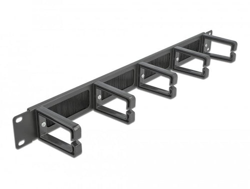 Delock 19 Organiser Cables Power Strip Brush 5 Stand 1 He Black — image 1