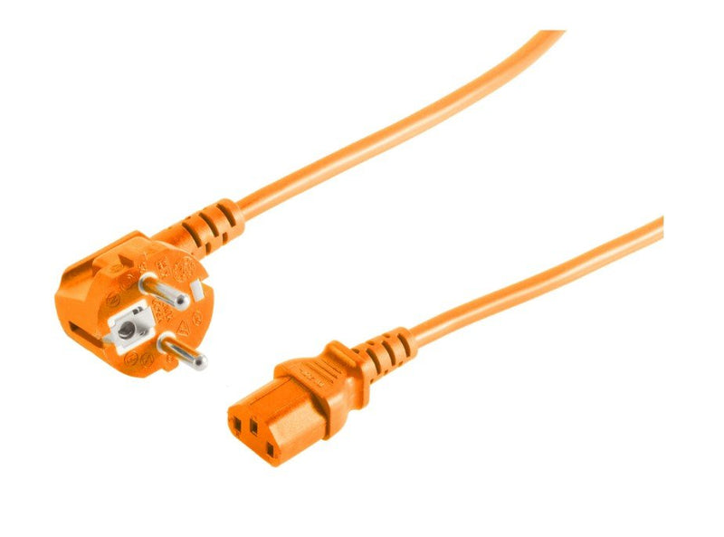S-impuls Contact Protection 90° - Connector IEC Female Orange 5M