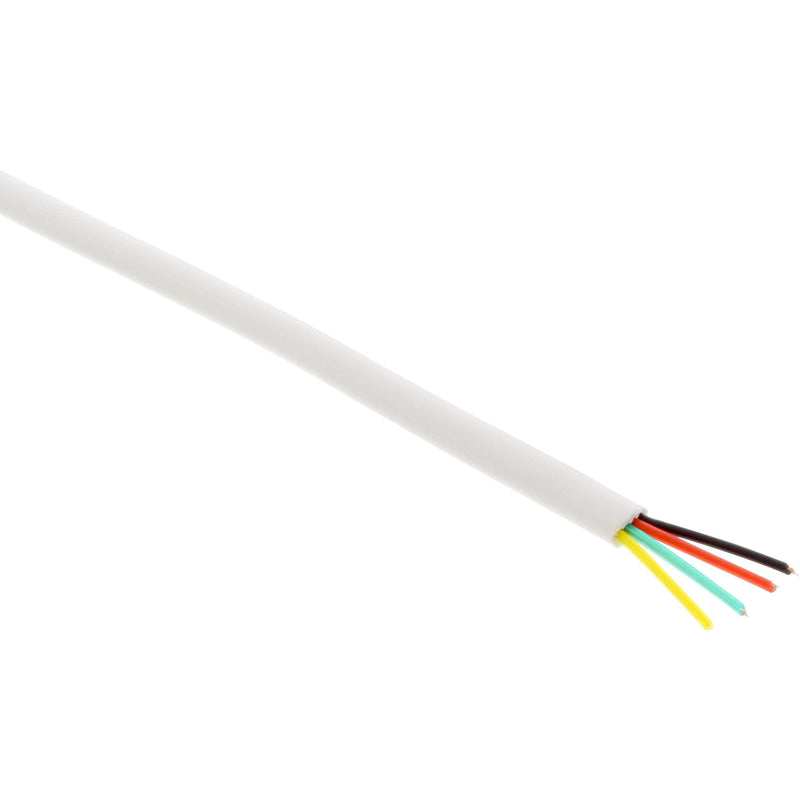 Inline Cable Modular Cable Flat 4 Hilos White 100M