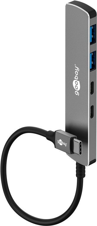 Goobay Slim 4-PORT USB Hub Usb-c™ a Usb-c™/Usb-a, 5 Gbit/S