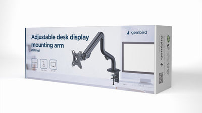 Gembird MA-DA1-02 Adjustable Desk Display Mounting Arm Tilting 17-32 Up To 8KG — image 1