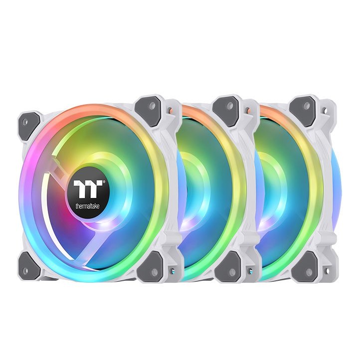 Thermaltake Fan Riing Trio 12 RGB Radiator White Tt Premium Edition CL-F126-PL12SW-A