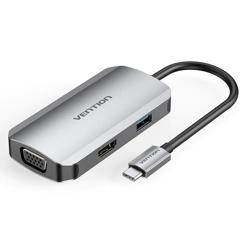 Vention Docking USB Type-c Toahb 1x HDMI 1x VGA 1x USB 1x USB Type-c Pd Grey