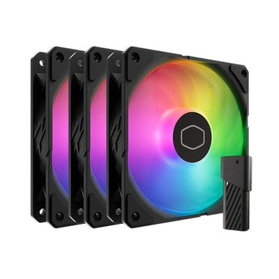 Cooler Master Sickleflow Edge 120 ARGB - Kit 3 Fans 120MM ARGB Black — image 1