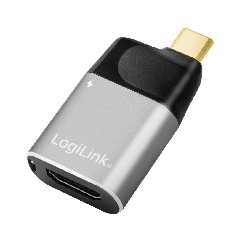 Logilink Adapter USB C Male a HDMI Female Compacto + USB-C UHD 4K/60 HZ (3840X2160)