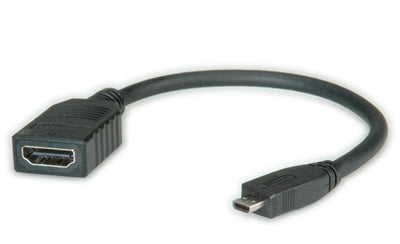 Roline HDMI High Speed Cable With Ethernet HDMI Bu - Micro HDMI St 0,15M — image 1