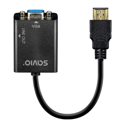 Savio Hdmi-VGA Adapter AK-76 With Audio, — image 1