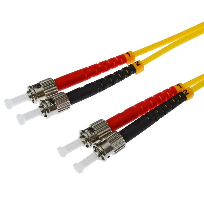 Helos Lwl Network Cable OS2 Duplex 3,0MM St-st 9/125?M Yellow 2M Lszh