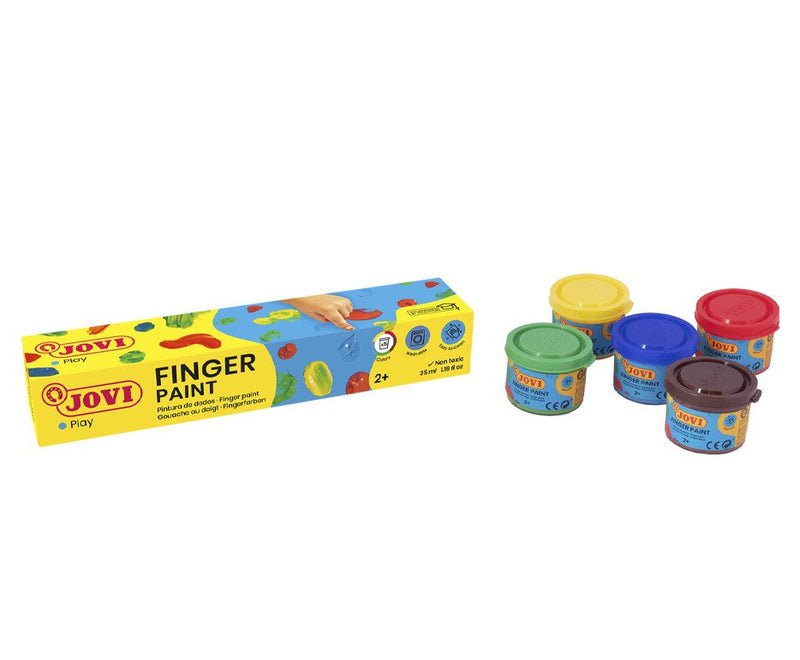 Jovi Case Tarros Pintura 540 Dedos/ 5 Units/ Capacity 35ML/ Colours Surtidos