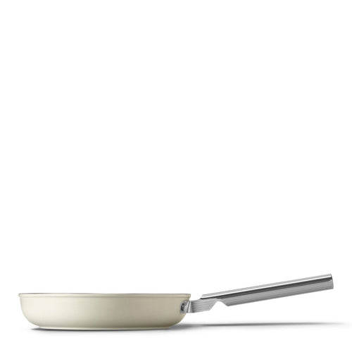 Smeg FPF2402CRM Frying Pan 24CM, Keramik, Edelstahlgriff, Mattcreme — image 1