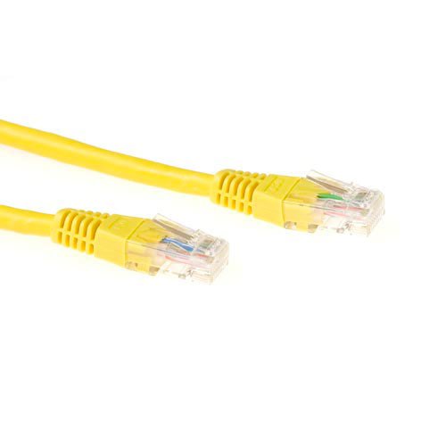 Yellow 7 Meter Lszh U UTP CAT.6 Patch Cable With RJ45 Connectors